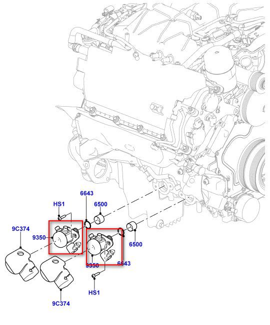 ТНВД LandRover схема