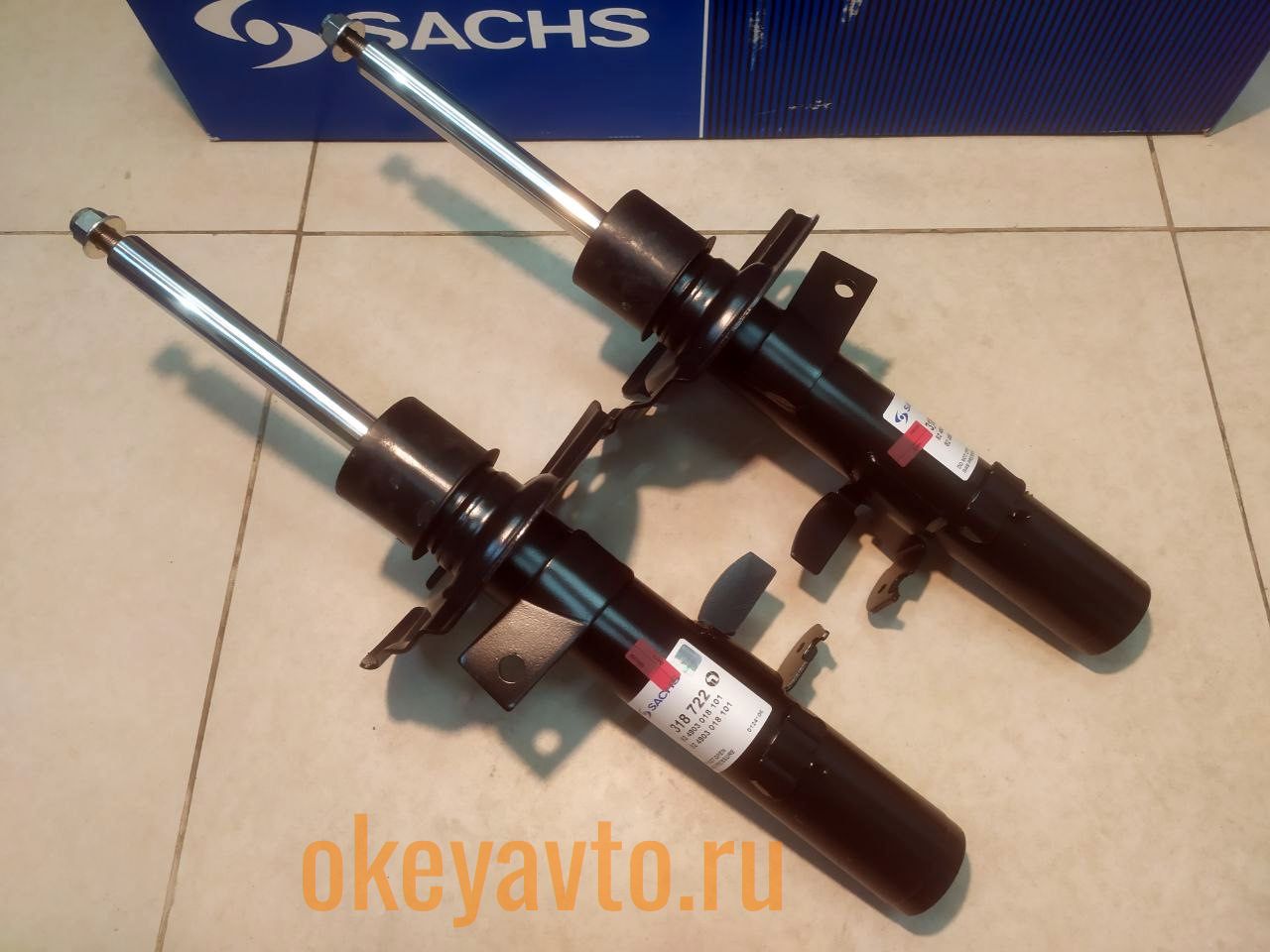 Sachs 318723 передний правый амортизатор Форд Фокус 3 рестайлинг